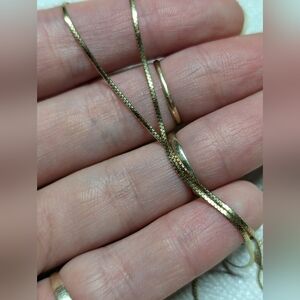 Elegant Gold Chain Necklace 375 9k Italy Balestra Maker Marks 10k